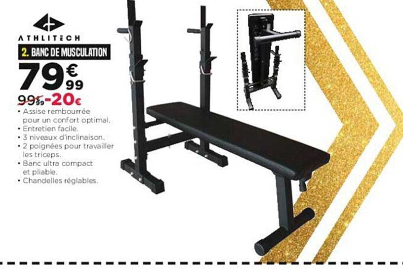 banc de musculation athlitech