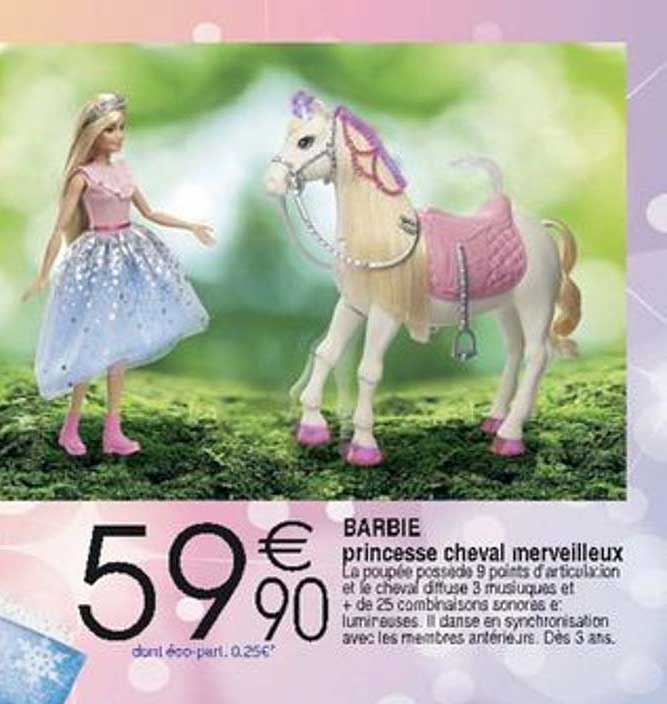 barbie princesse cheval merveilleux