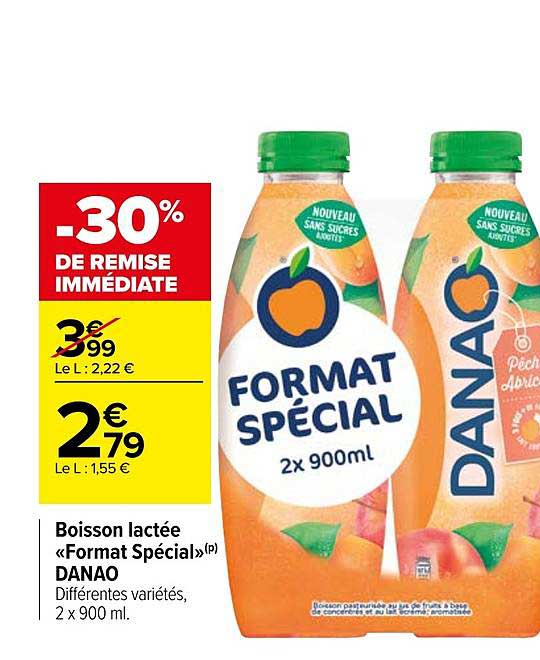 boisson lactée «format spécial» danao