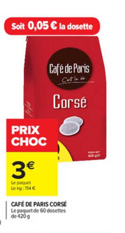 Café De Paris Corsé
