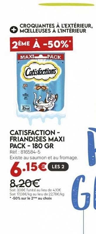 catisfaction - friandises maxi pack - 180 gr