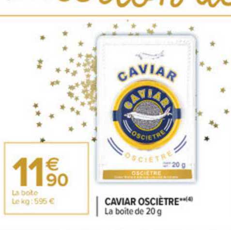 caviar osciètre