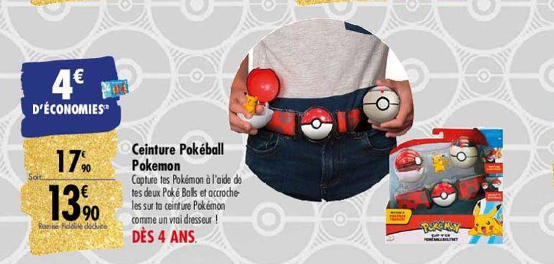 Ceinture Pokéball Pokemon