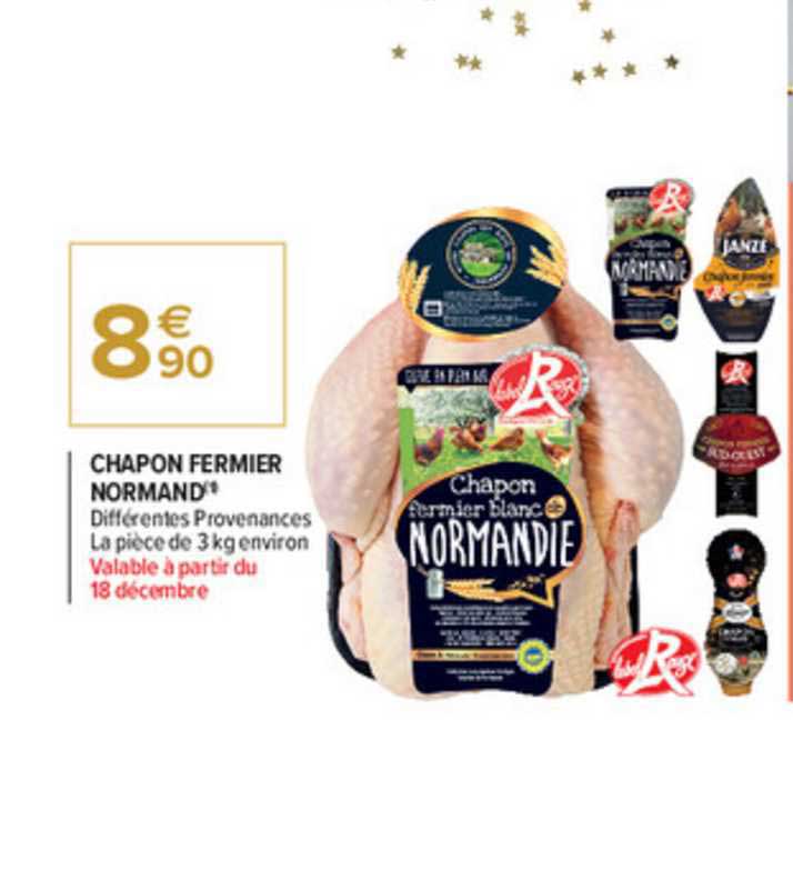 chapon fermier normand