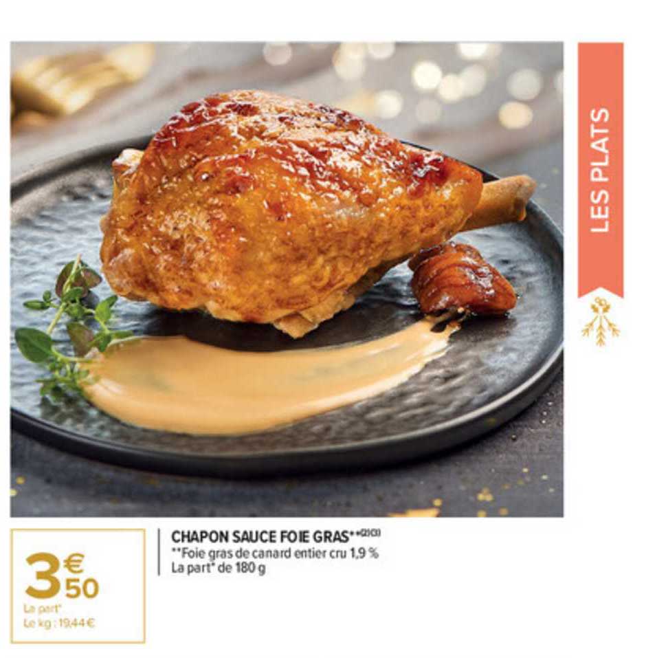 chapon sauce foie gras