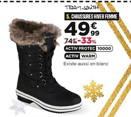 chaussures hiver femme teddy smith
