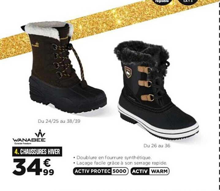 chaussures hiver wanabee