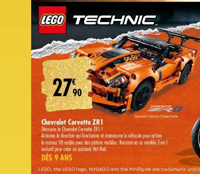 chevrolet corvette zr1 lego technic