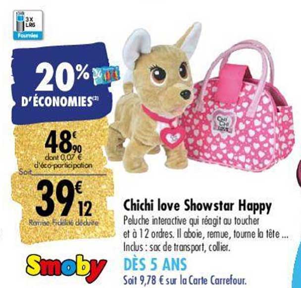 Chichi Love Showstar Happy Smoby