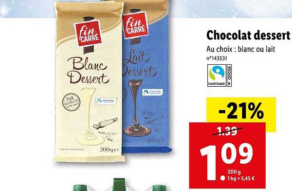 Chocolat Dessert Blanc Dessert