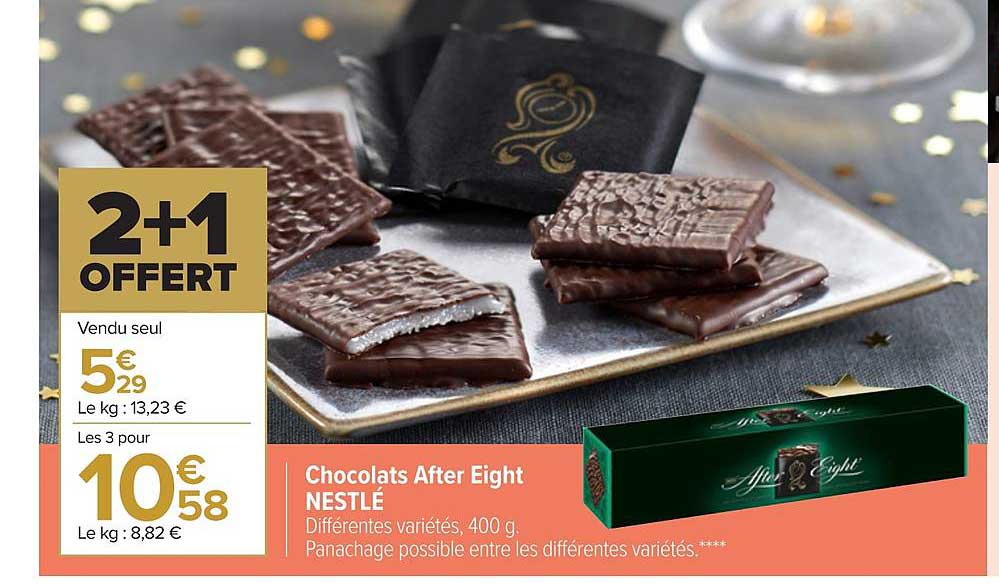 chocolats after eight nestlé