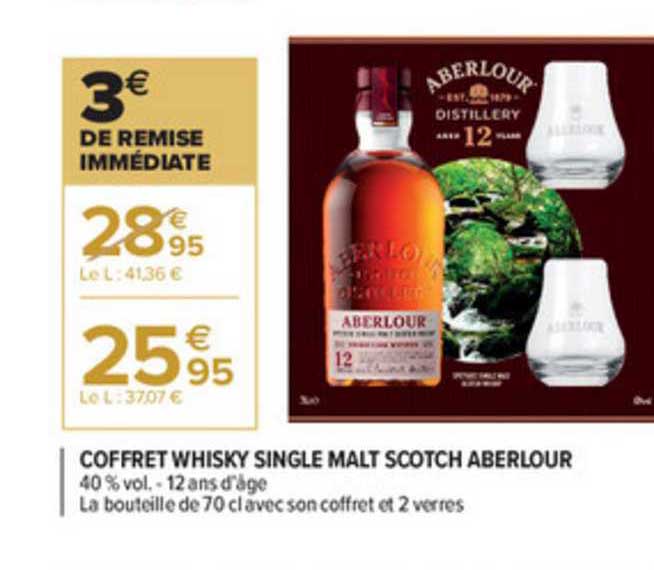 coffret whisky single malt scotch aberlour