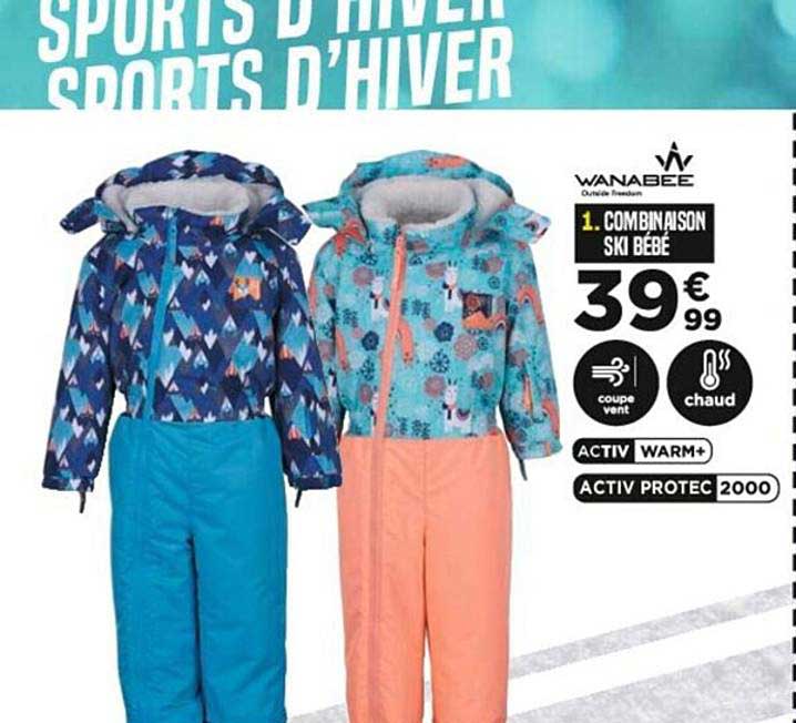 combinaison ski bébé wanabee