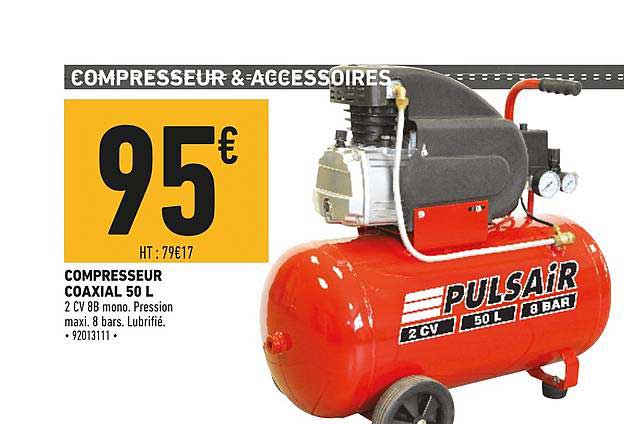 compresseur coaxial 50 l