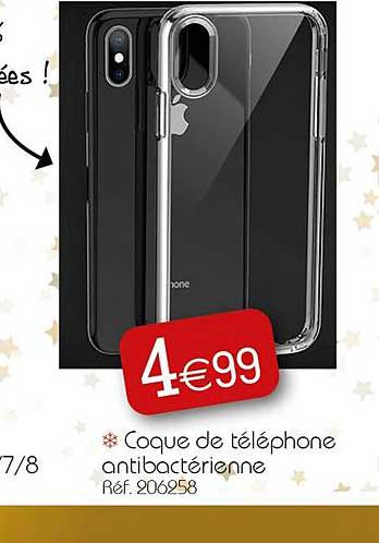 coque de téléphone antibactérienne