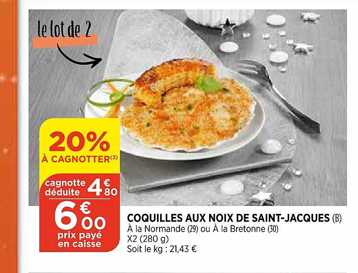 coquilles aux noix de saint jacques