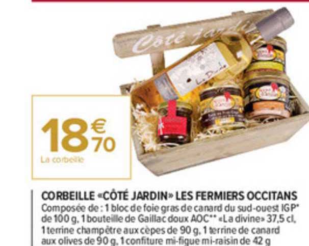 corbeille «côte jardin» les fermiers occitans