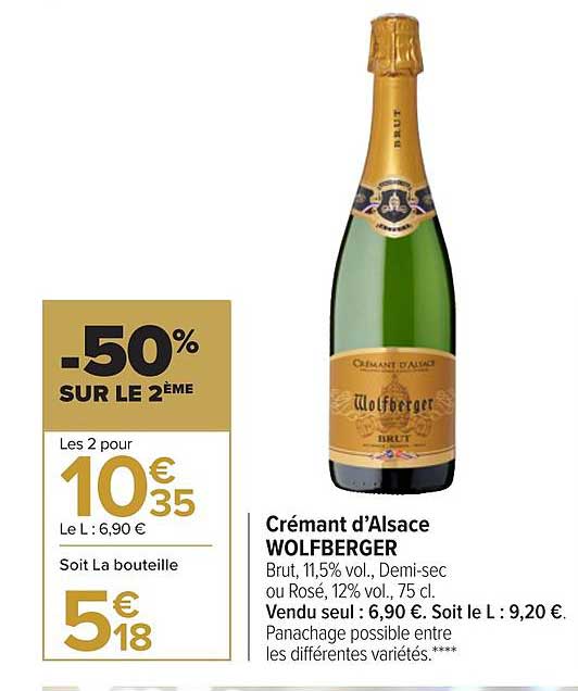 Crémant D'alsace Wolfberger