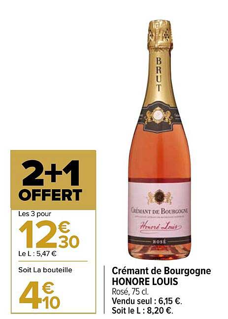 Crémant De Bourgogne Honoré Louis