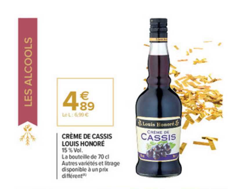 crème de cassis louis honoré