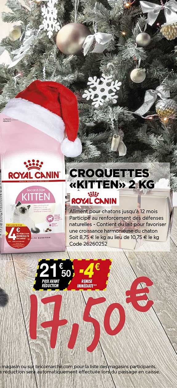 croquettes «kitten» 2 kg royal canin
