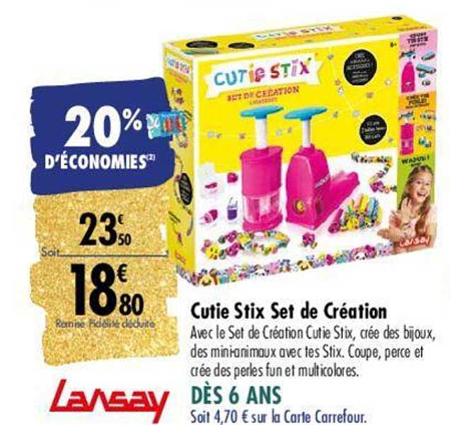 cutie stix set de création