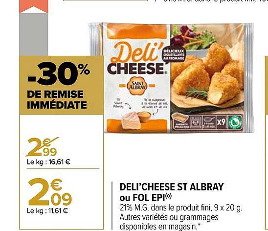 deli'cheese st albray ou fol epi