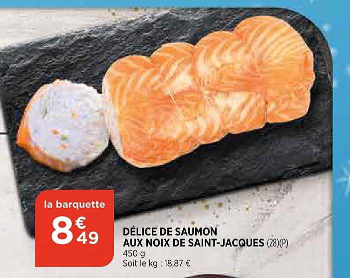 délice de saumon aux noix de saint jacques