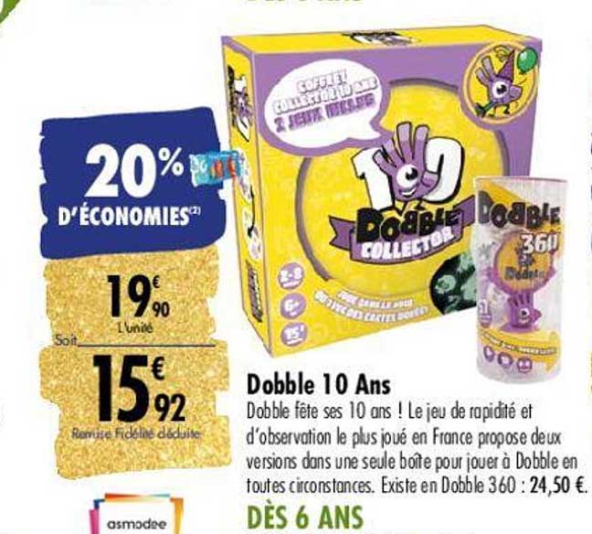dobble 10 ans