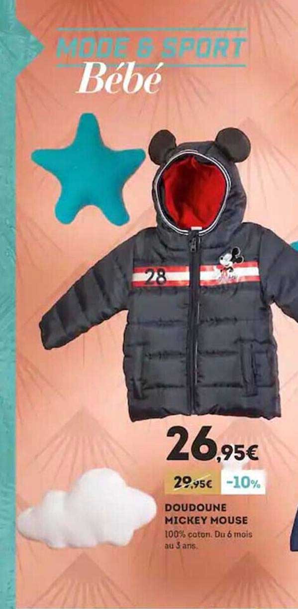 doudoune mickey mouse