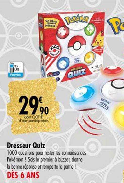 dresseur quiz