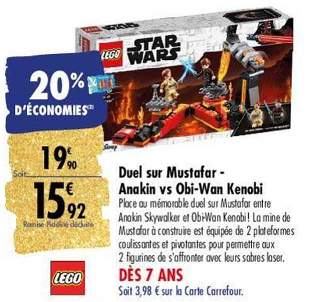 duel sur mustafar - anakin vs obi-wan kenobi