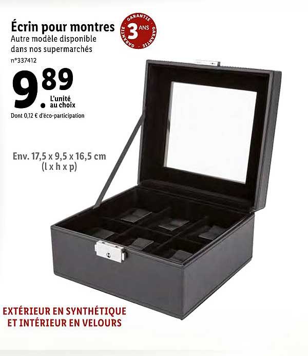 écrin pour montres