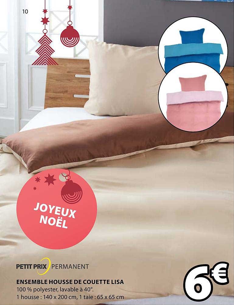 ensemble housse de couette lisa