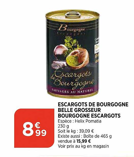 escargots de bourgogne belle grosseur bourgogne escargots