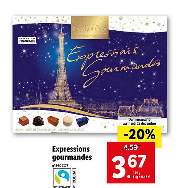 expressions gourmandes favorina