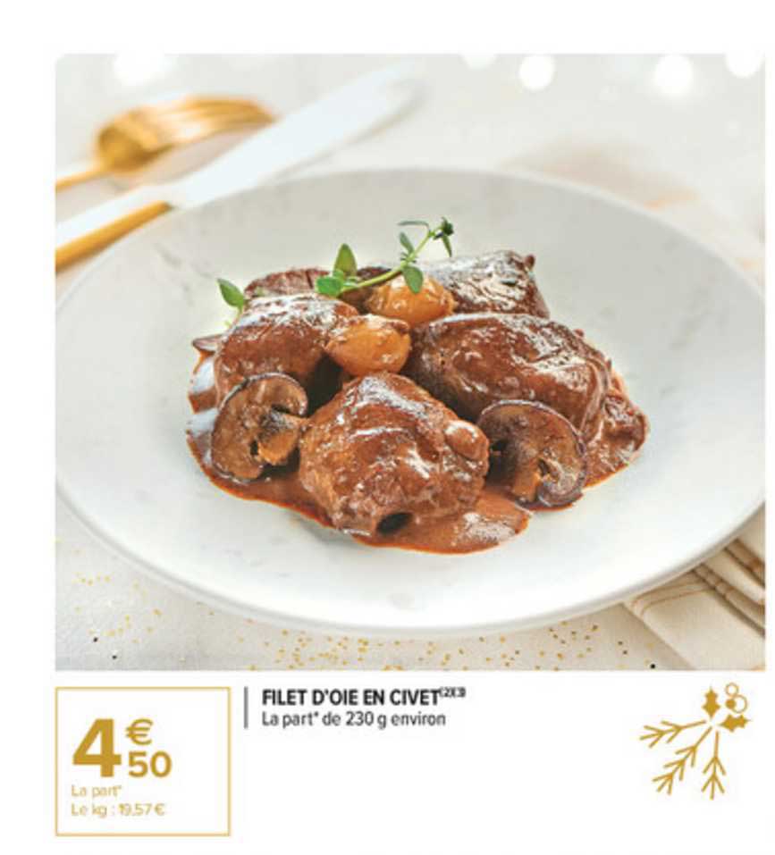 filet d'oie en civet