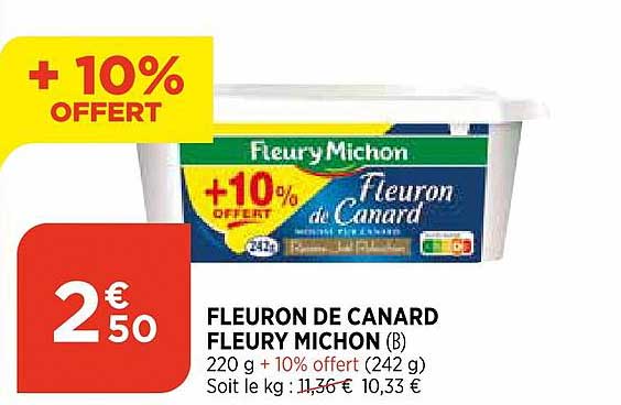 fleuron de canard fleury michon