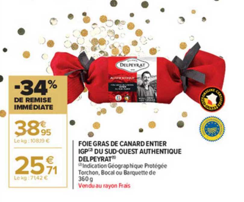 foie gras de canard entier igp du sud-ouest authentique delpeyrat