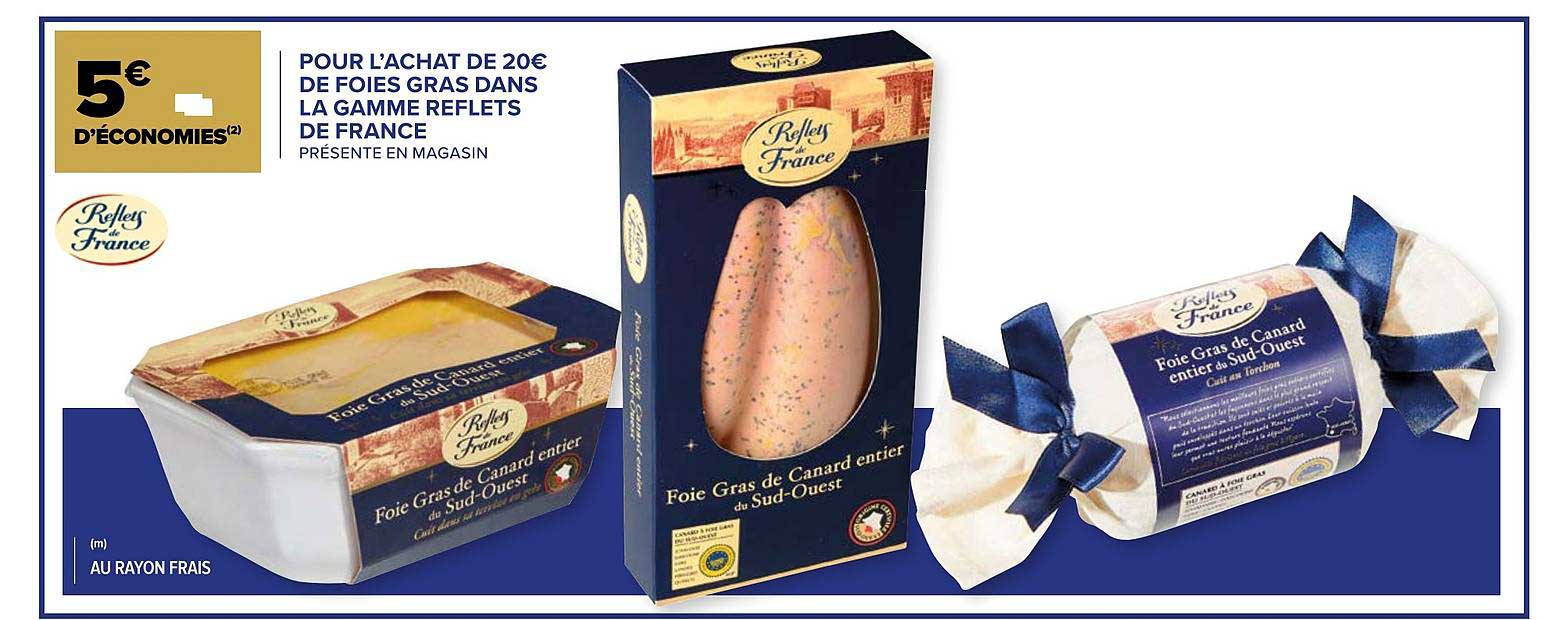 foies gras dans la gamme reflets de france