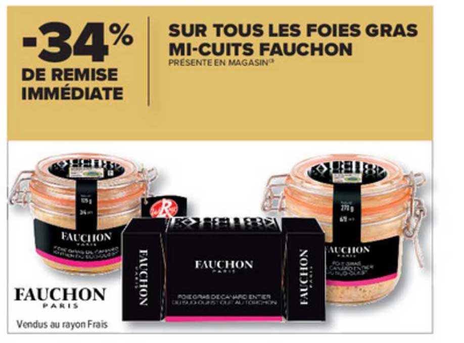 foies gras mi-cuits fauchon