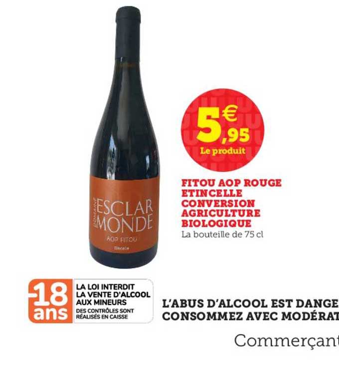 foutou aop rouge étincelle conversion agriculture biologique