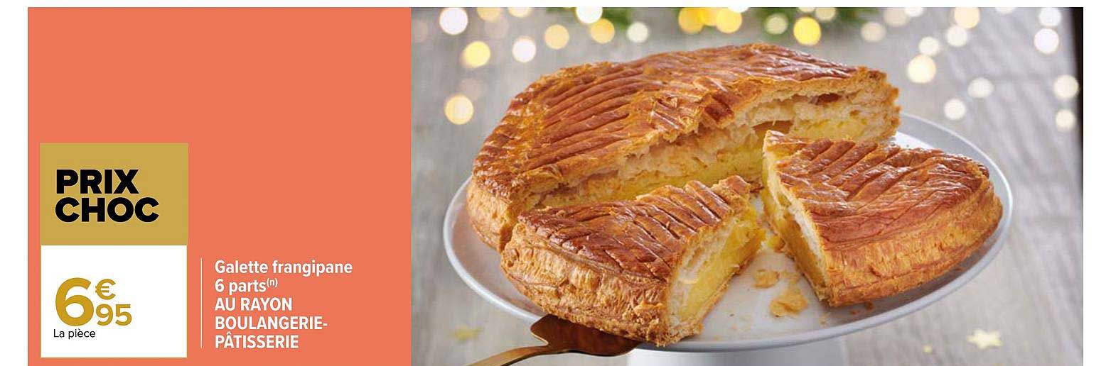 galette frangipane 6 parts