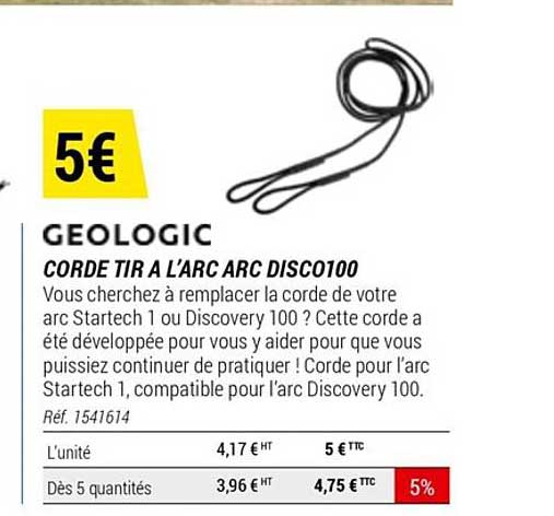 geologic corde tir à l'arc arc disco100