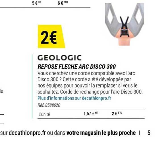 geologic repose flèche arc disco 300