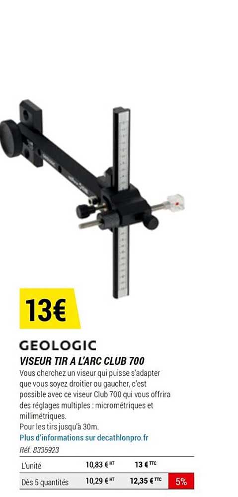 geologic viseur tir à l'arc club 700