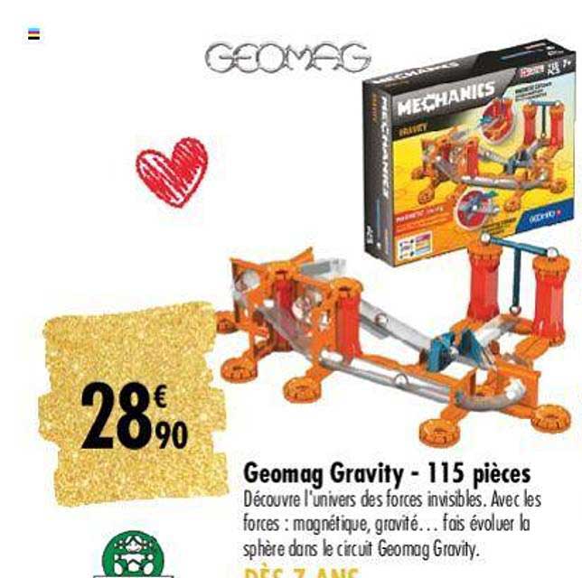 geomag gravity - 115 pièces