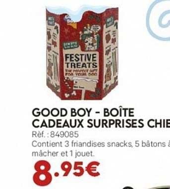 good boy - boîte cadeaux surprises chien