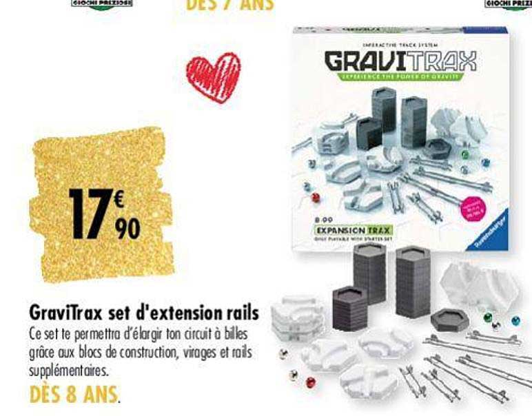 gravitrax set d'extension rails