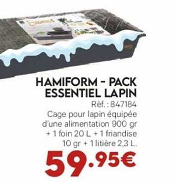 Hamiform - Pack Essentiel Lapin